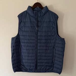 Men's Navy Quilted Vesta Amazon Essentials size XL NWT